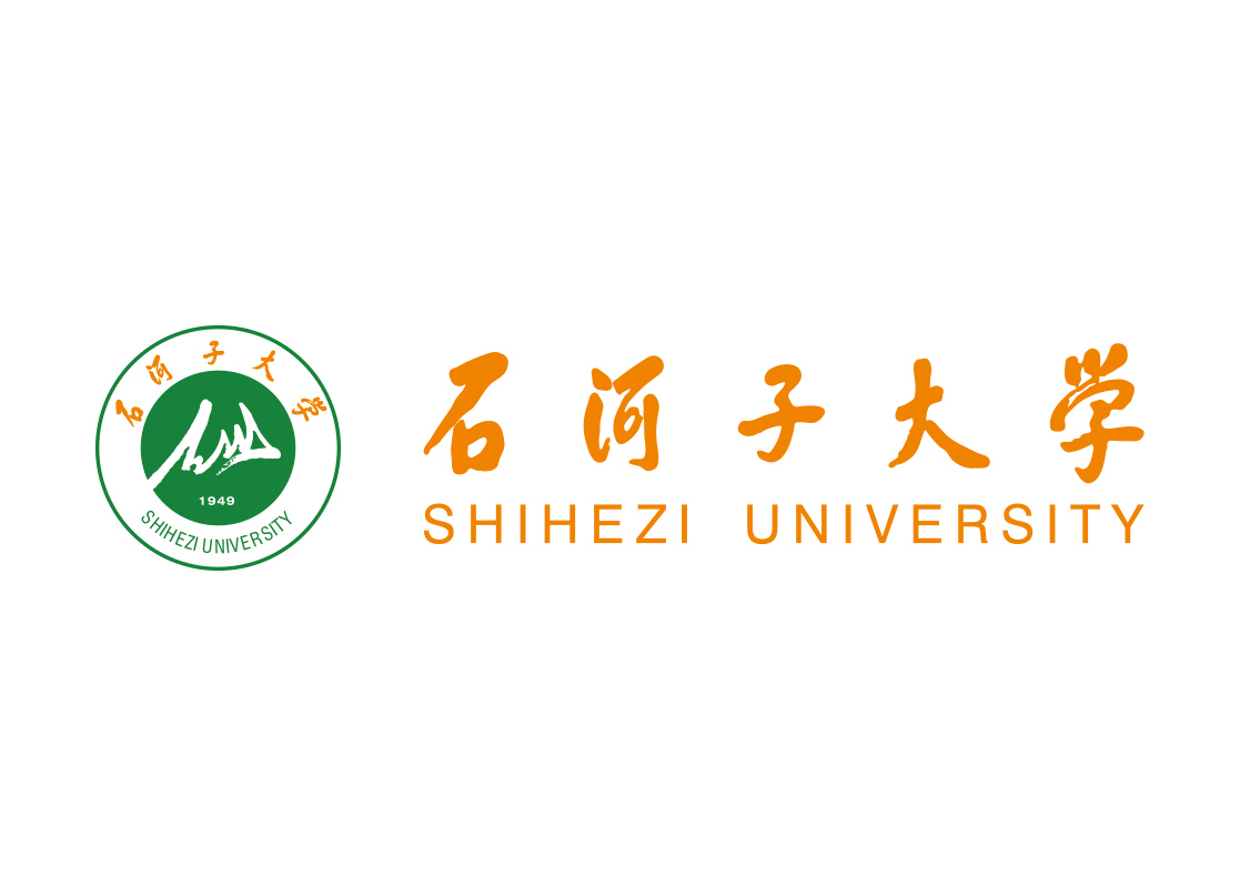 大学校徽系列石河子大学logo矢量素材下载