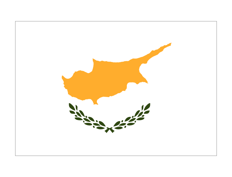 塞浦路斯国旗矢量素材下载