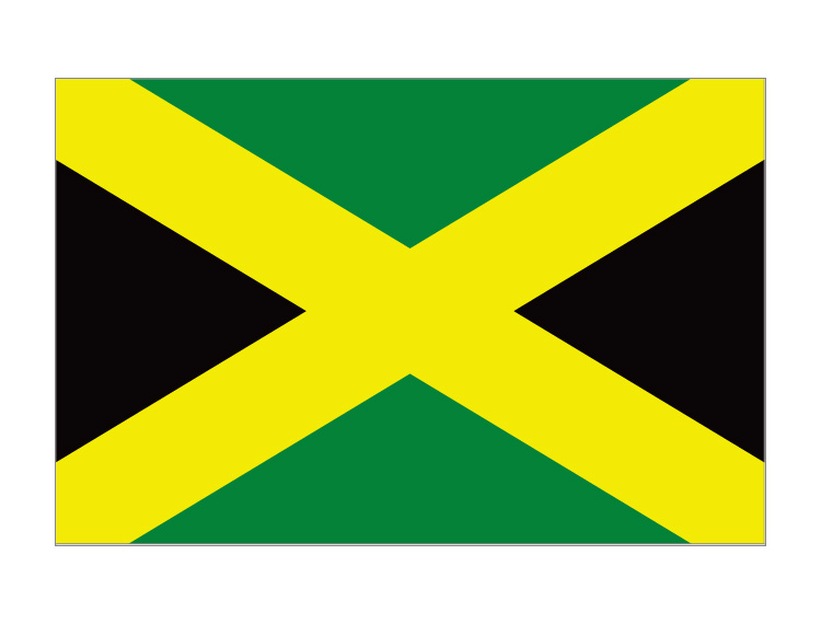 牙买加国旗矢量素材下载