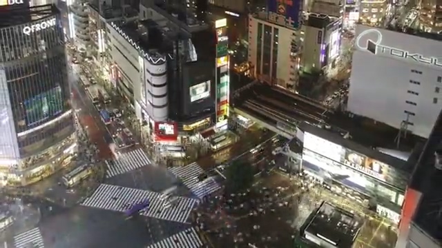 日本十字路口视频素材