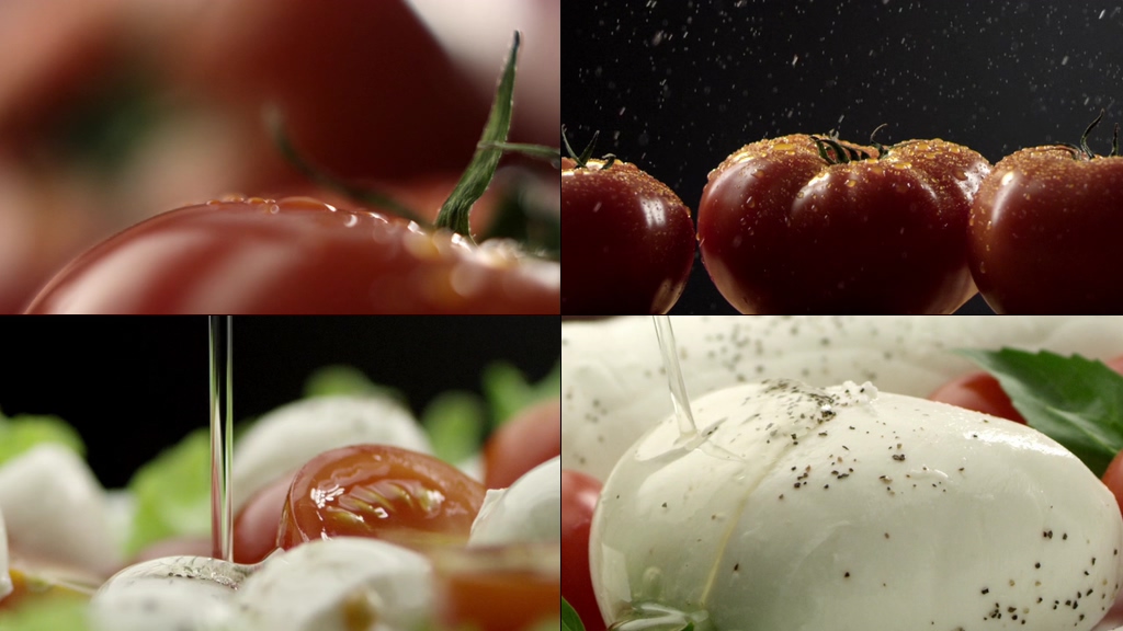 新鲜的西红柿视频素材
