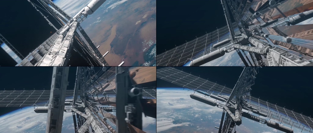 太空空间站视频素材