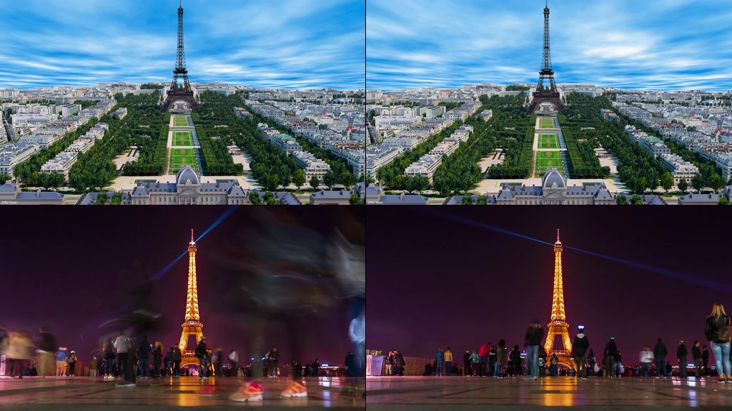 4K超清法国埃菲尔铁塔视频素材