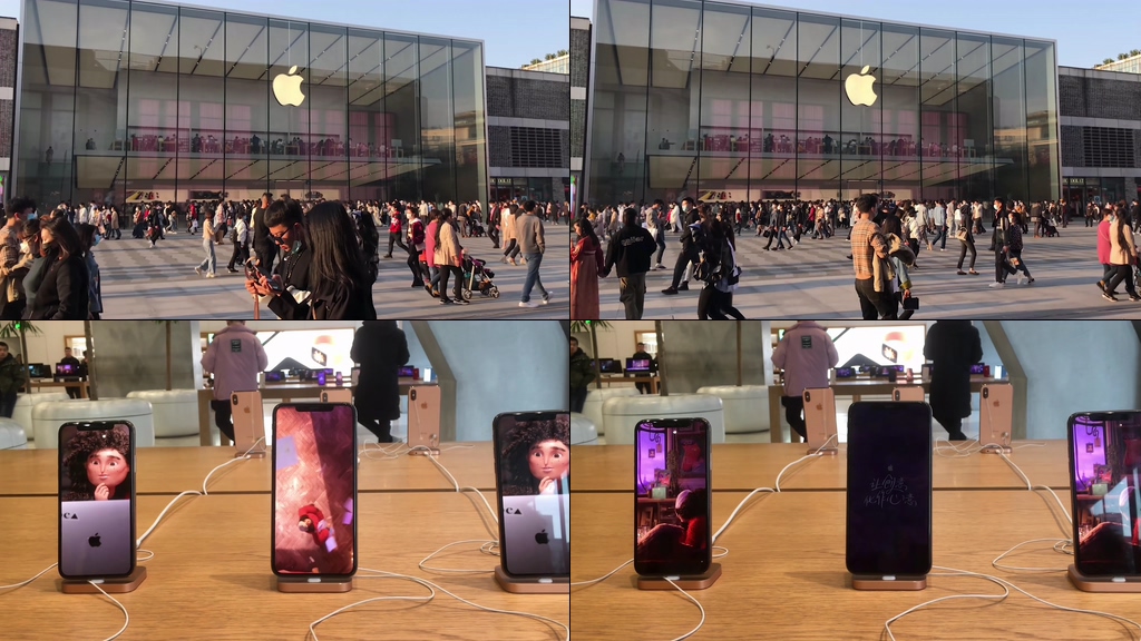 4K超清苹果手机专卖店视频素材