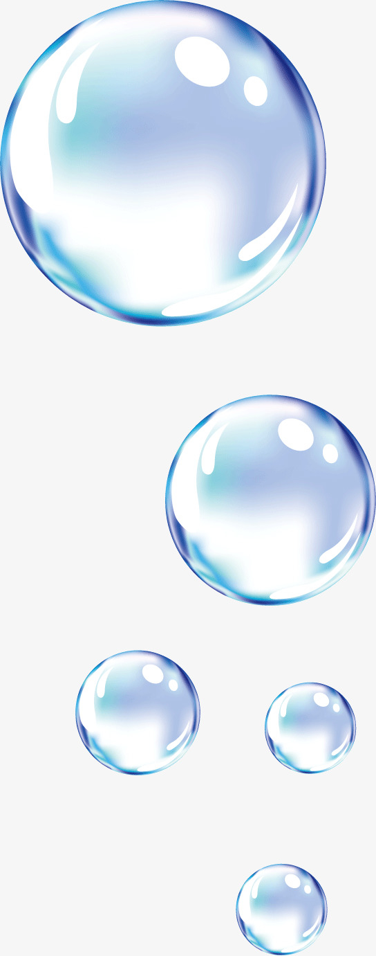 PNG图片透明小水珠水泡素材下载