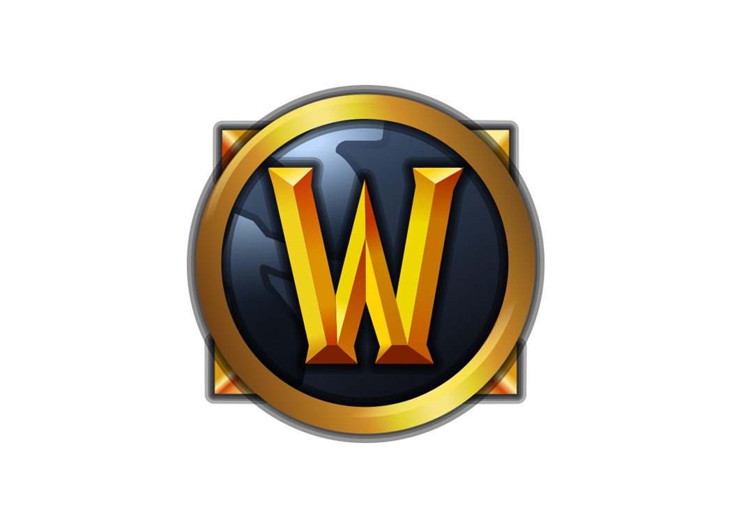 World of Warcraft魔兽世界logo图标矢量素材下载