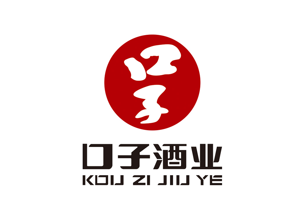 口子酒業logo高清大圖矢量素材下載