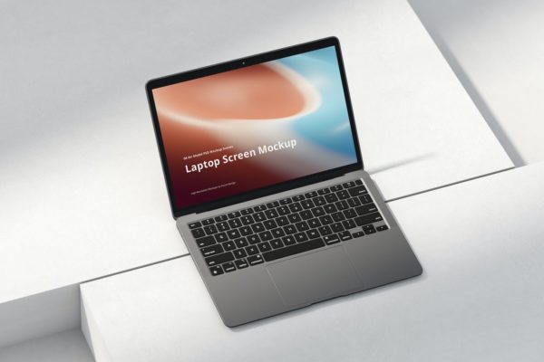 PS高品质的MacBook Air UI样机展示模型mockups源文件,编号:82632664