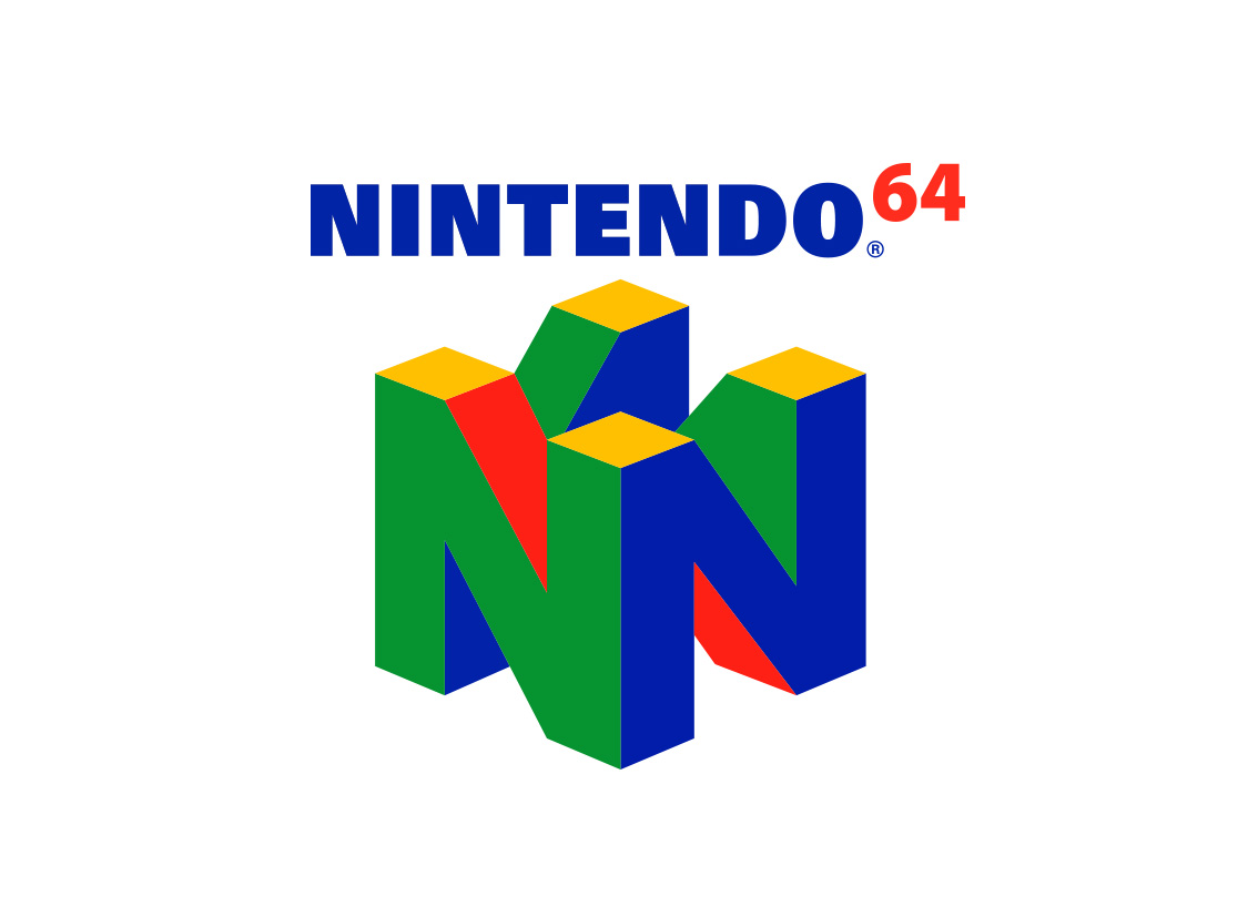 任天堂Nintendo 64游戏机logo矢量素材下载