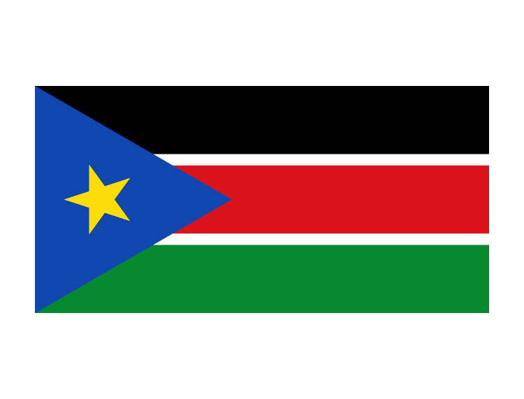 南苏丹国旗矢量素材下载