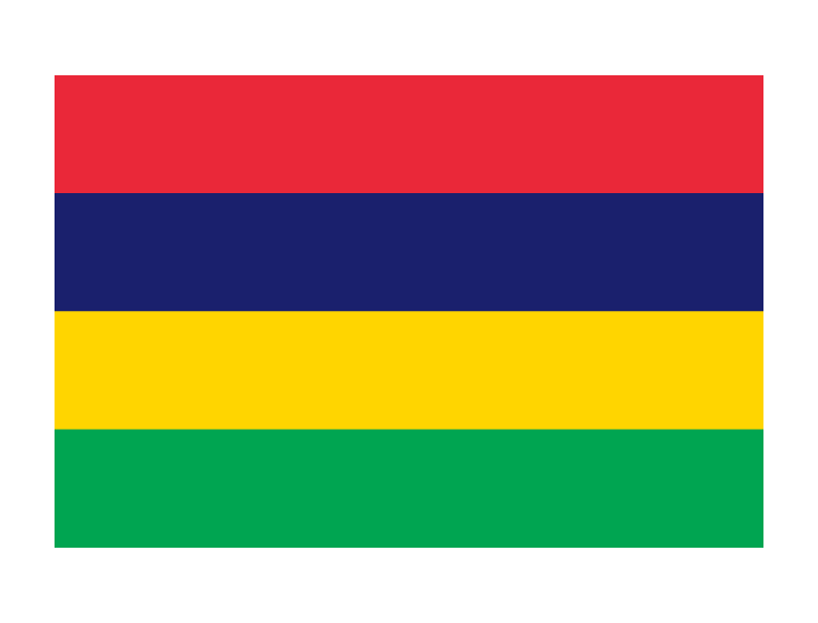 毛里求斯国旗矢量素材下载