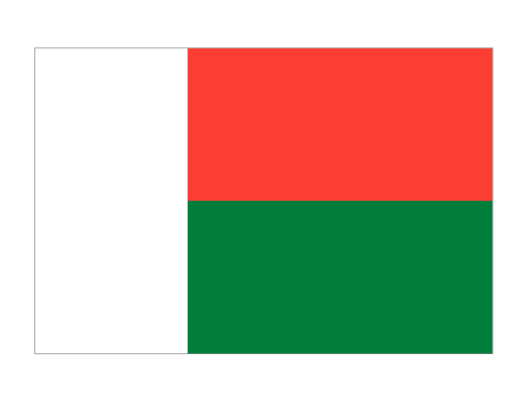 马达加斯加国旗矢量素材下载