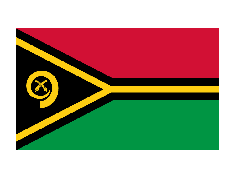 瓦努阿图国旗矢量素材下载