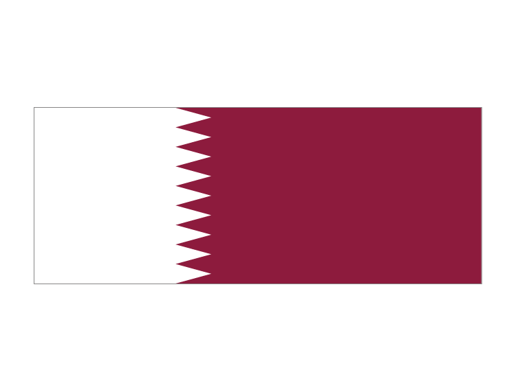卡塔尔国旗矢量素材下载