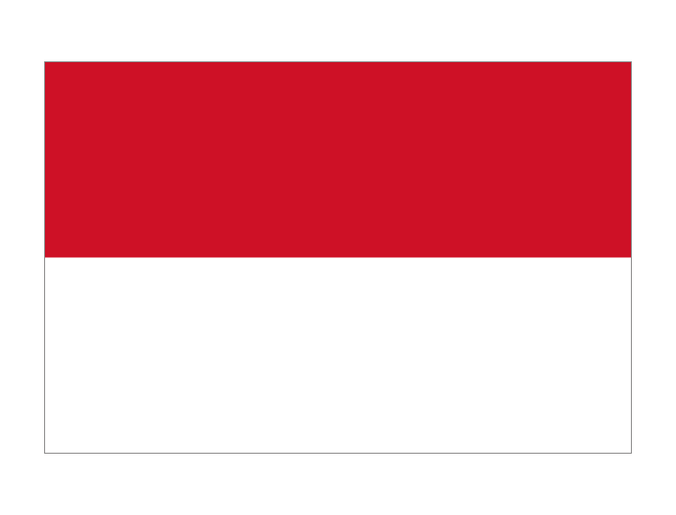 印度尼西亚国旗矢量素材下载