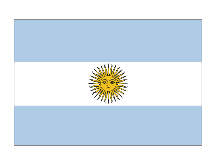 阿根廷国旗矢量素材下载