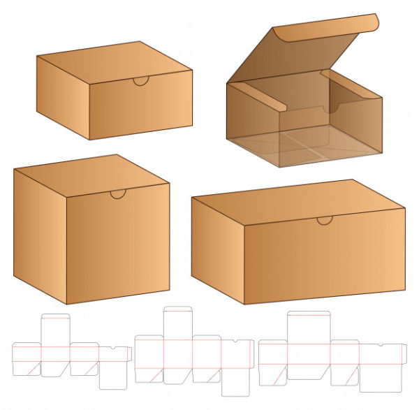 精品包装盒结构设计样机源文件,编号:82629369
