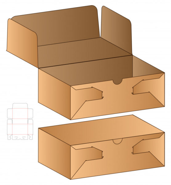 精品包装盒设计模切模板源文件,编号:82639932