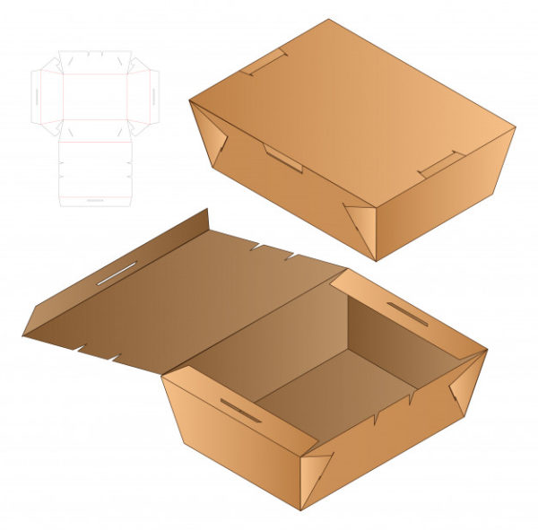 精品盒子结构包装设计模型源文件,编号:82639251