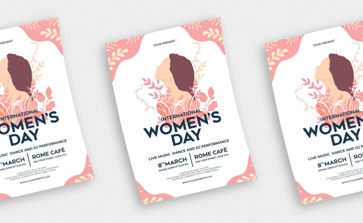 精品简约清新简约38妇女节母亲节海报设计模板-AI，EPS，PSD源文件,编号:82634134