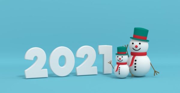 精品3D雪人渲染2021牛年背景源文件,编号:82635774