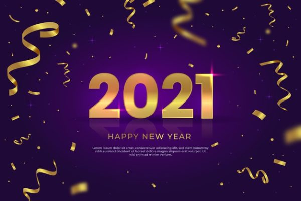 精品牛年2021金色丝带紫色背景源文件,编号:82624761