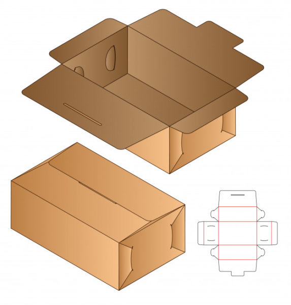 精品纸盒结构模切模板设计源文件,编号:82638904