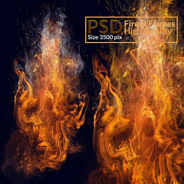 精品火焰特效框架PSD源文件,编号:82632195