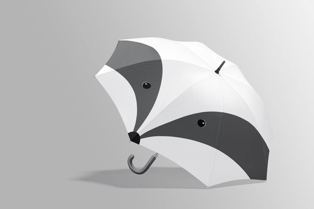 样机模板雨伞图案设计样机包psd源文件,编号:82630663