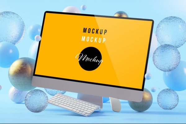 Mockups电脑页面展示模型PSD样机模板,编号:82620945