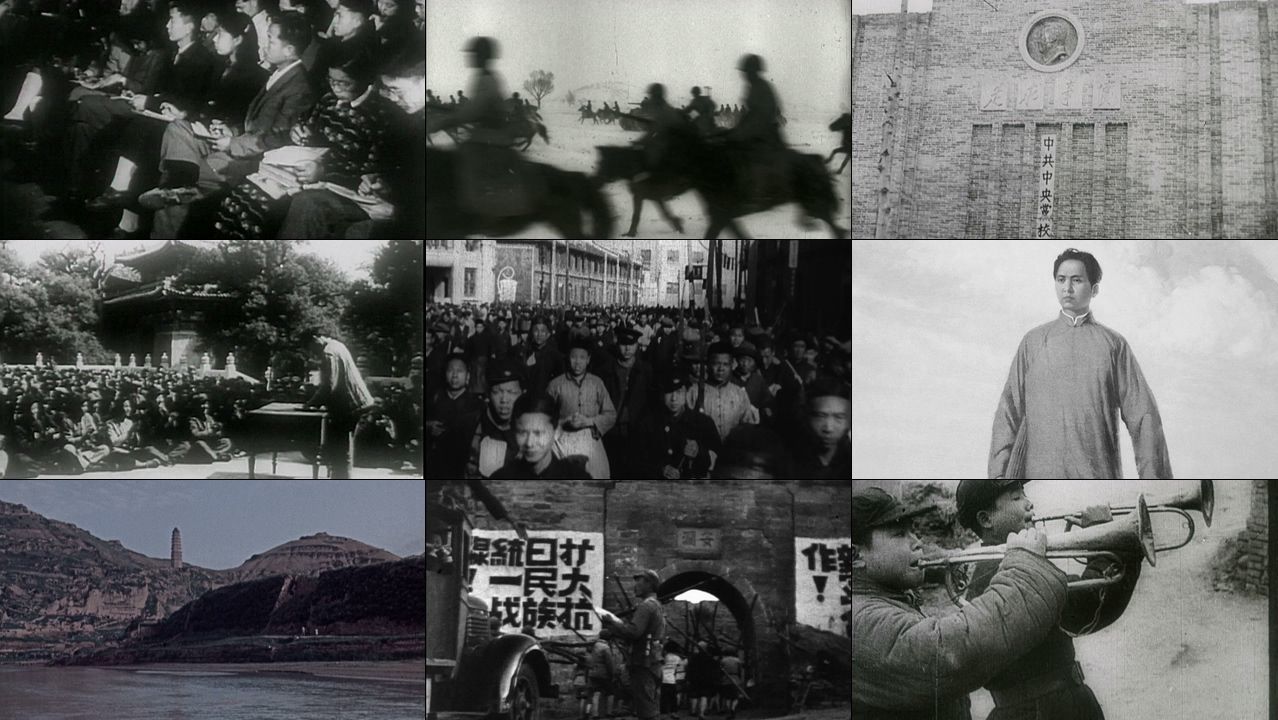 五四运动抗日战争国共解放战争红军淮海战役战场建国视频素材大合集