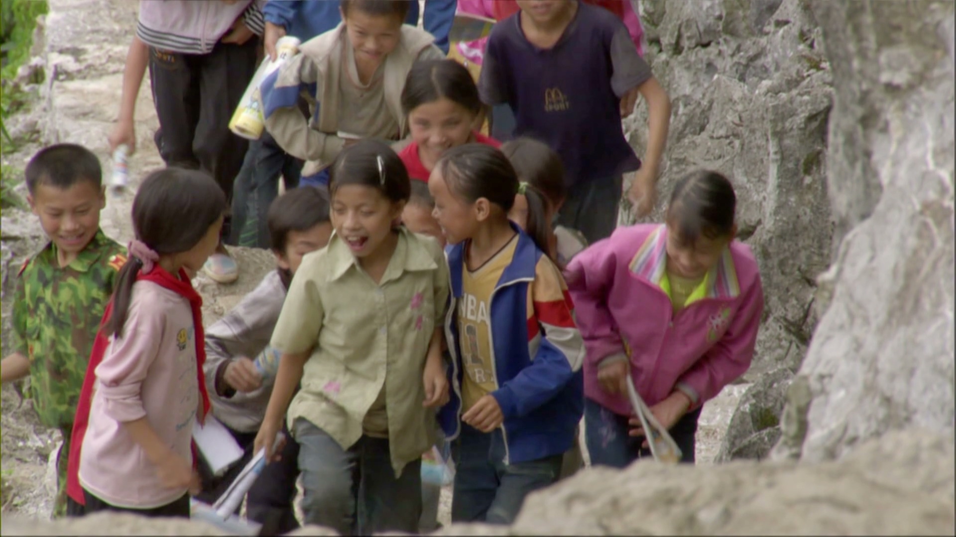 偏远山区留守儿童农村小学视频素材大合集