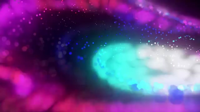五彩斑斓的粒子背景视频免费下载