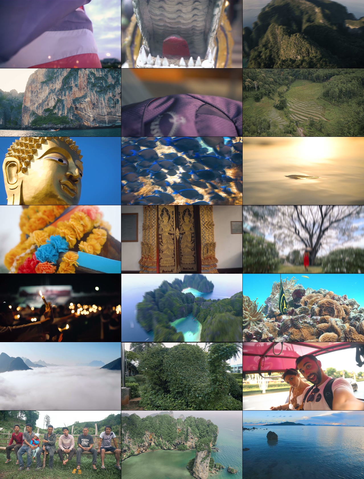 4K泰国人文旅拍视频素材