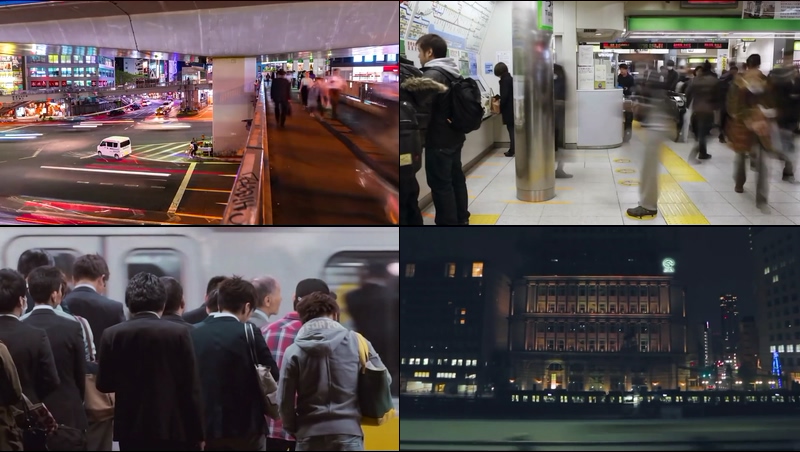 日本交通地铁视频素材