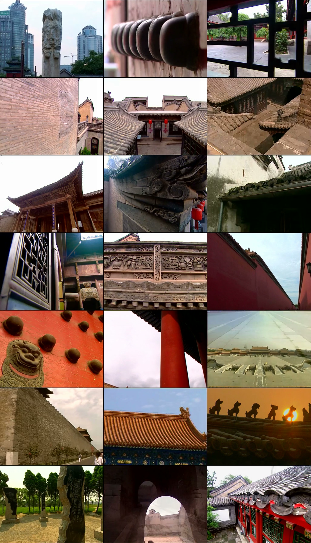 国外纪录片中国建筑历史视频素材