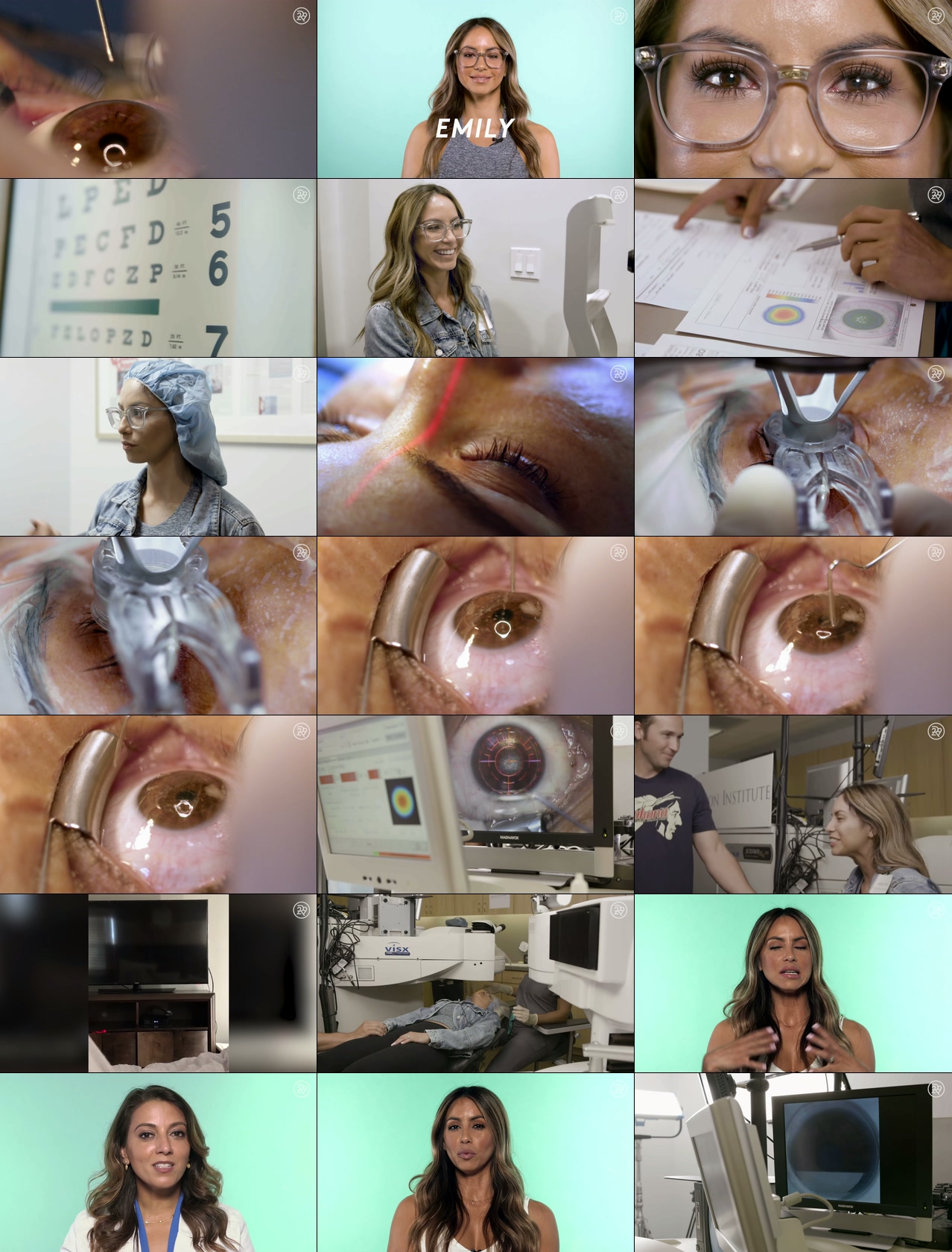 激光眼科手术视频素材微距纪录片手术过程