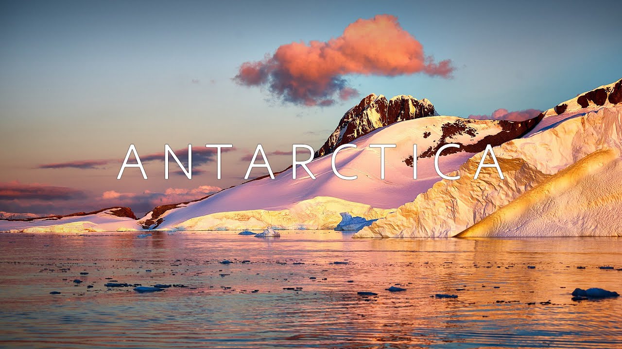 南极视频素材_南极洲自然景观4K