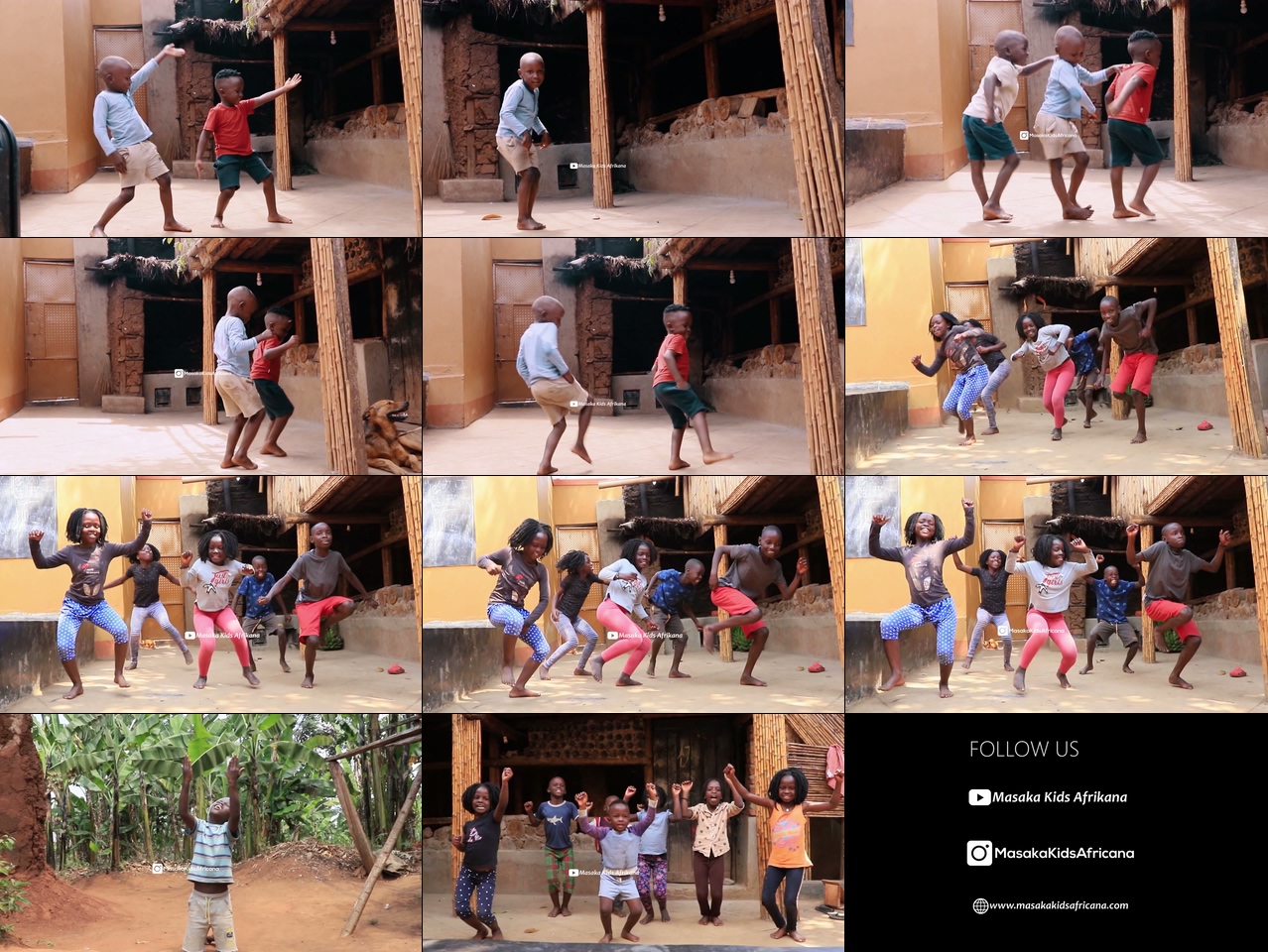 黑人小孩跳舞视频素材_天生的舞者非洲小孩
