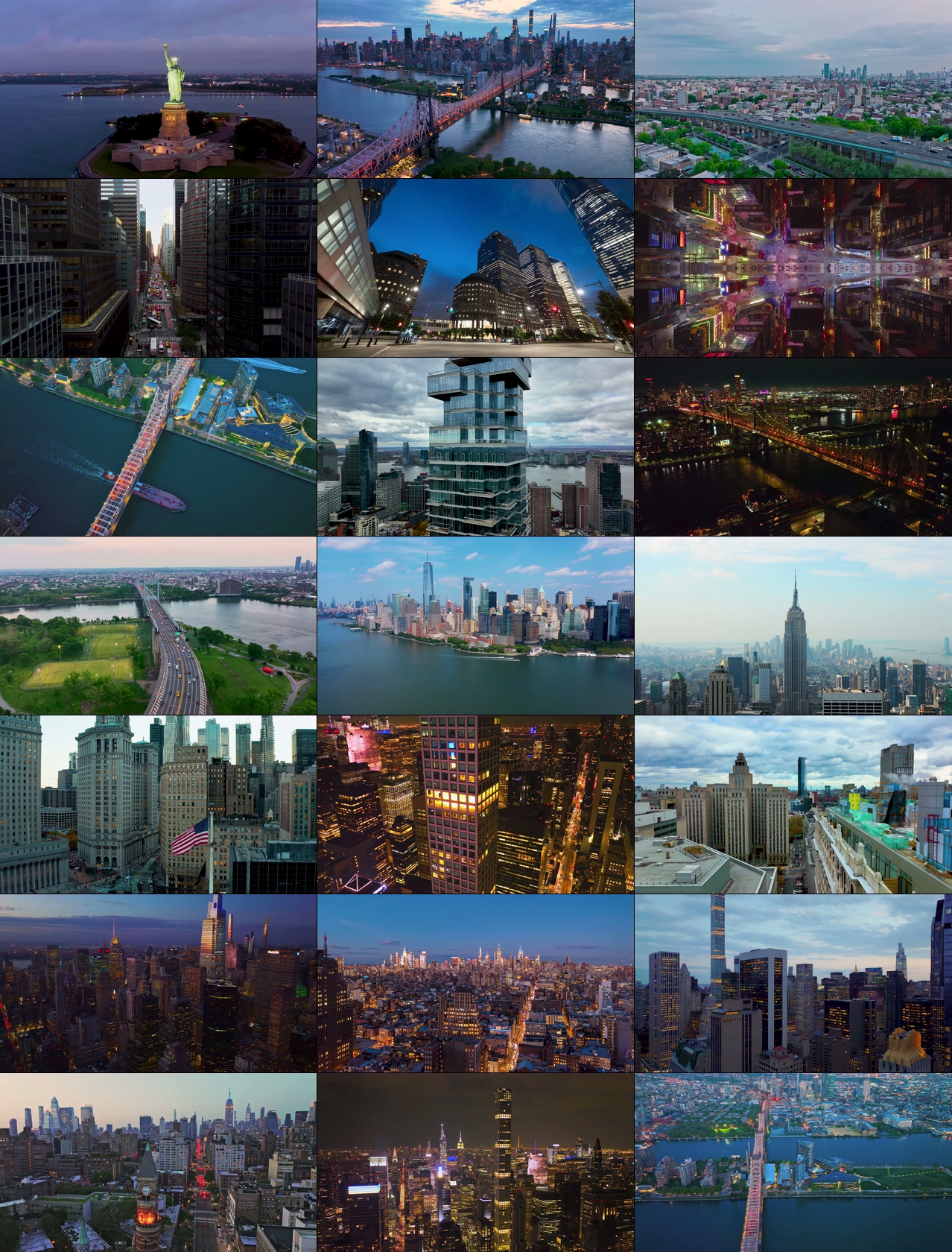 纽约视频素材，20228K超高清地球之都