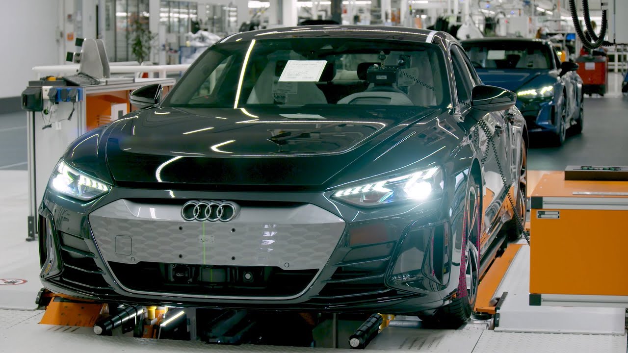 奥迪汽车生产线_e-tron GT 2021-德国工厂