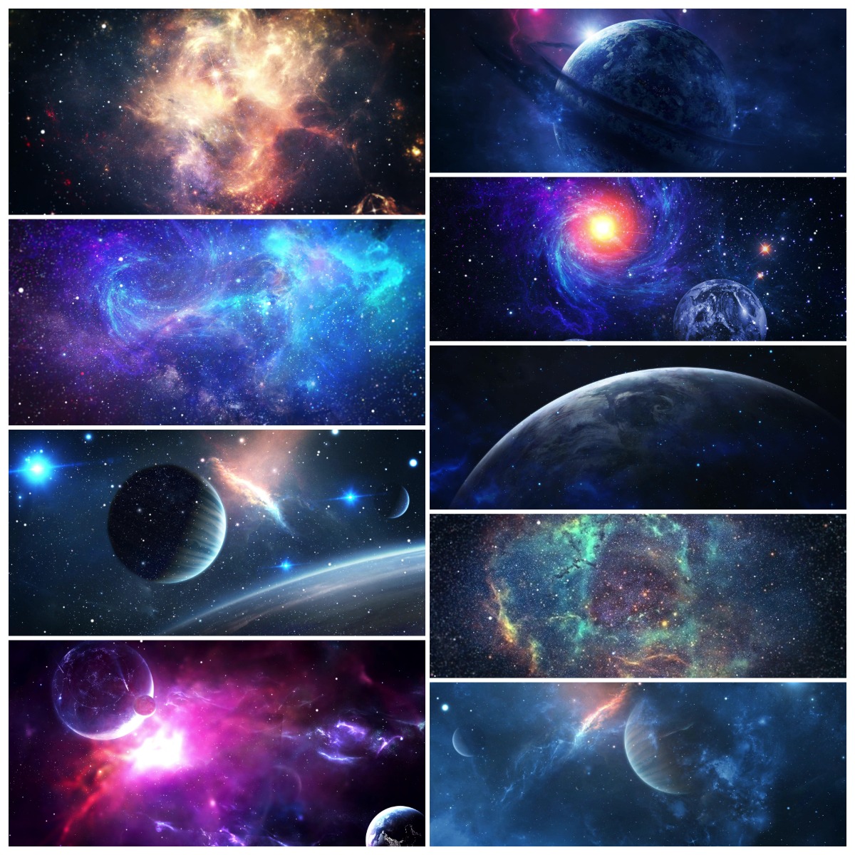 宇宙星空视频素材,41个震撼大气的外太空大合集