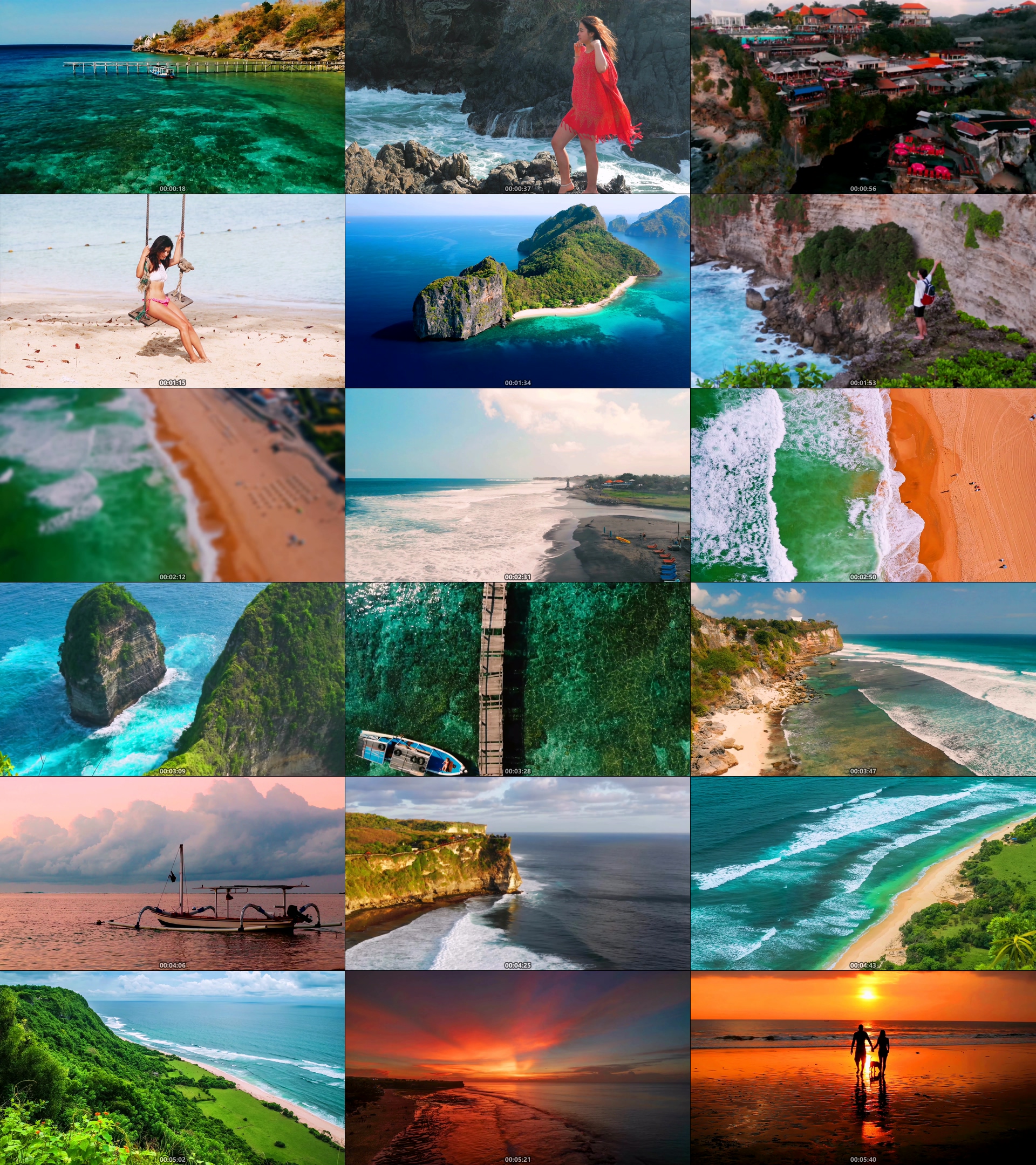 巴厘岛视频素材_4K印度尼西亚之美60帧UHD视频素材下载