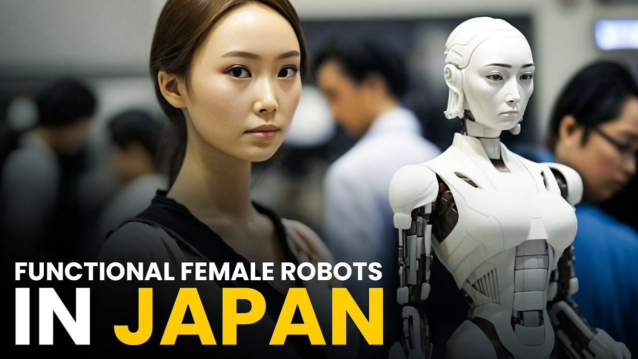 日本发布全功能女性机器人纪录片视频素材