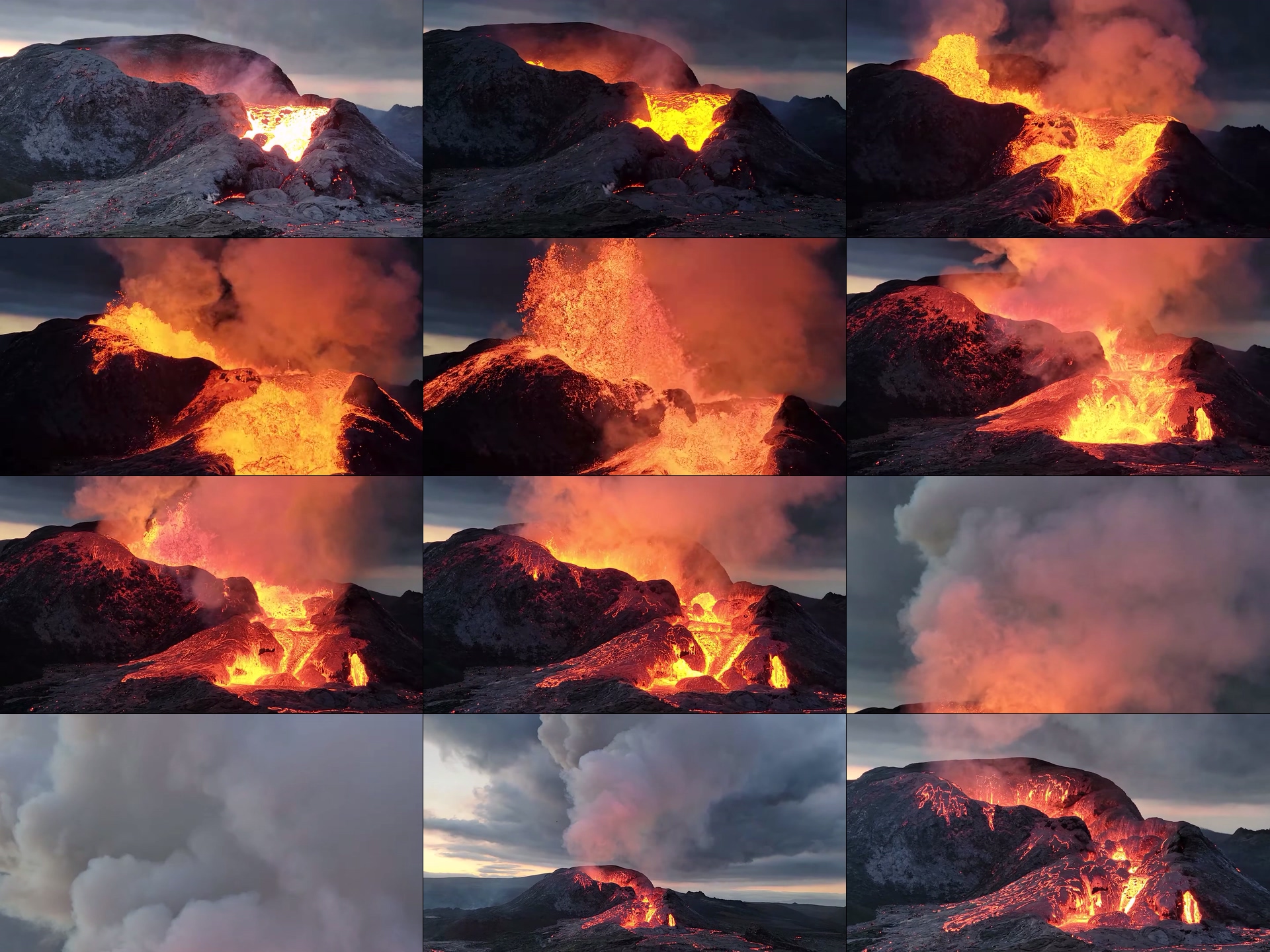 火山爆发，火山口沸腾视频素材,延时摄影视频素材下载,高清3840X2030视频素材下载,凌点视频素材网,编号:471222