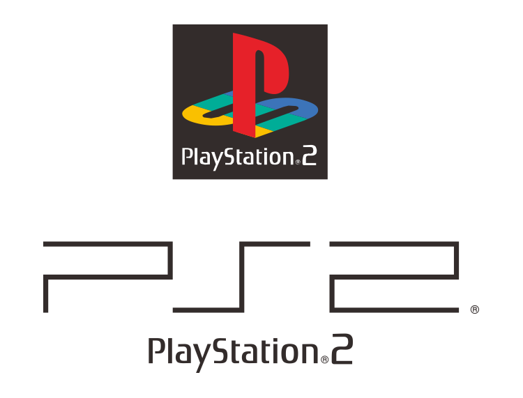 高清SONY PS2标志矢量素材下载