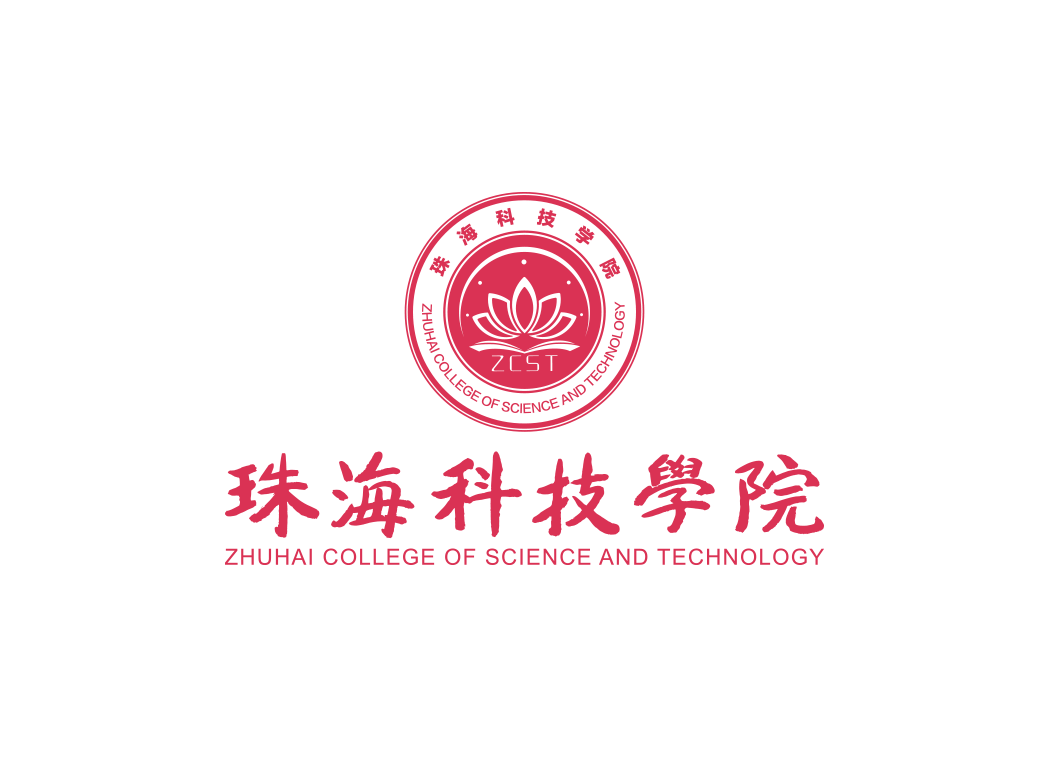 高清珠海科技学院校徽logo矢量素材下载