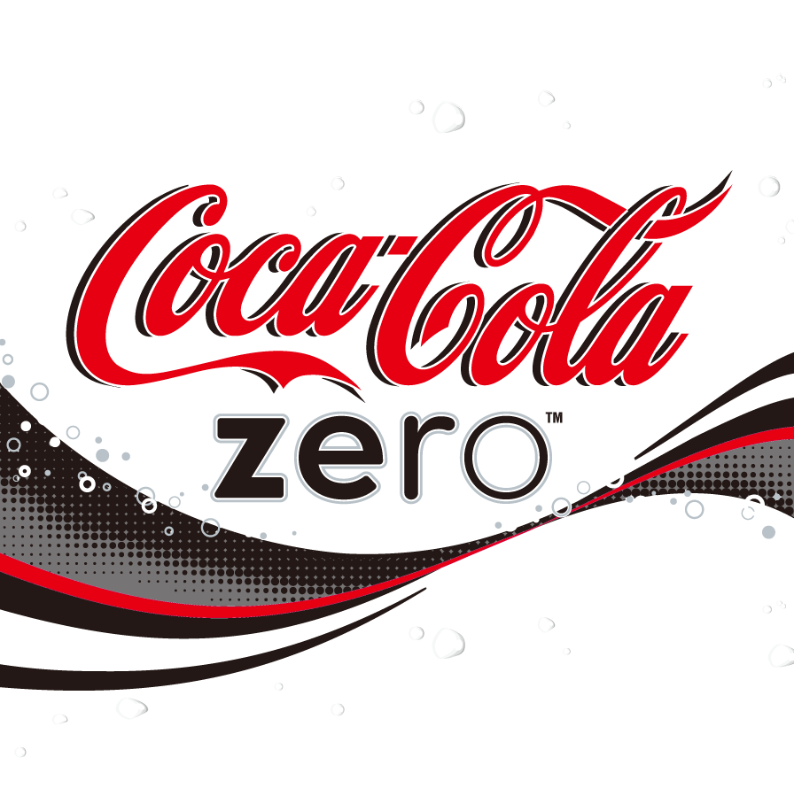 高清可口可乐coca-cola ZeroLOGO矢量素材下载