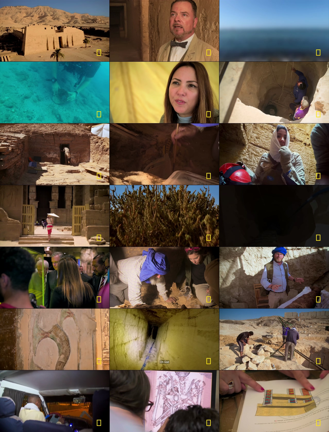 纪录片埃及艳后的失落之墓视频素材