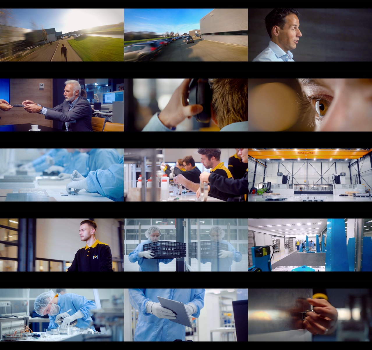 精密仪器视频素材荷兰企业4K宣传片